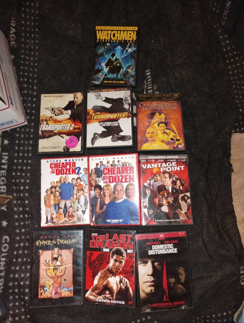 10 Ten DVDs Various Titles Various Genres Bundled Lot Excellent Condition